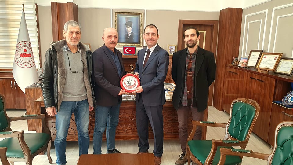 Kaymakamımız Sayın Erdinç DOLU'ya Bigalı Mehmet Çavuş Derneğinden Ziyaret