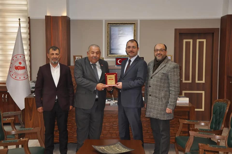 Çanakkale Roman Derneği Kaymakamımız Sayın Erdinç DOLU'yu Ziyaret Etti